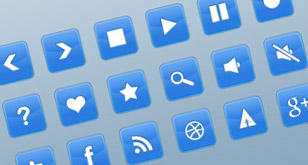 Interface & Buttons – Sky UI Kit (Free PSD & PNG)