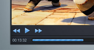 Slick Video Player UI  (Free PSD)