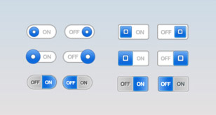 Switches – Sky UI Kit  (Free PSD)