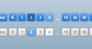 Clean Pagination Styles – Sky UI Kit (Free PSD)